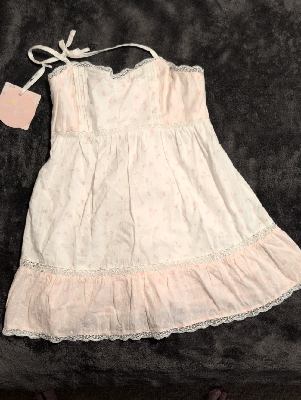 LoveShackFancy Floral Halter.Top (Size 12/New)